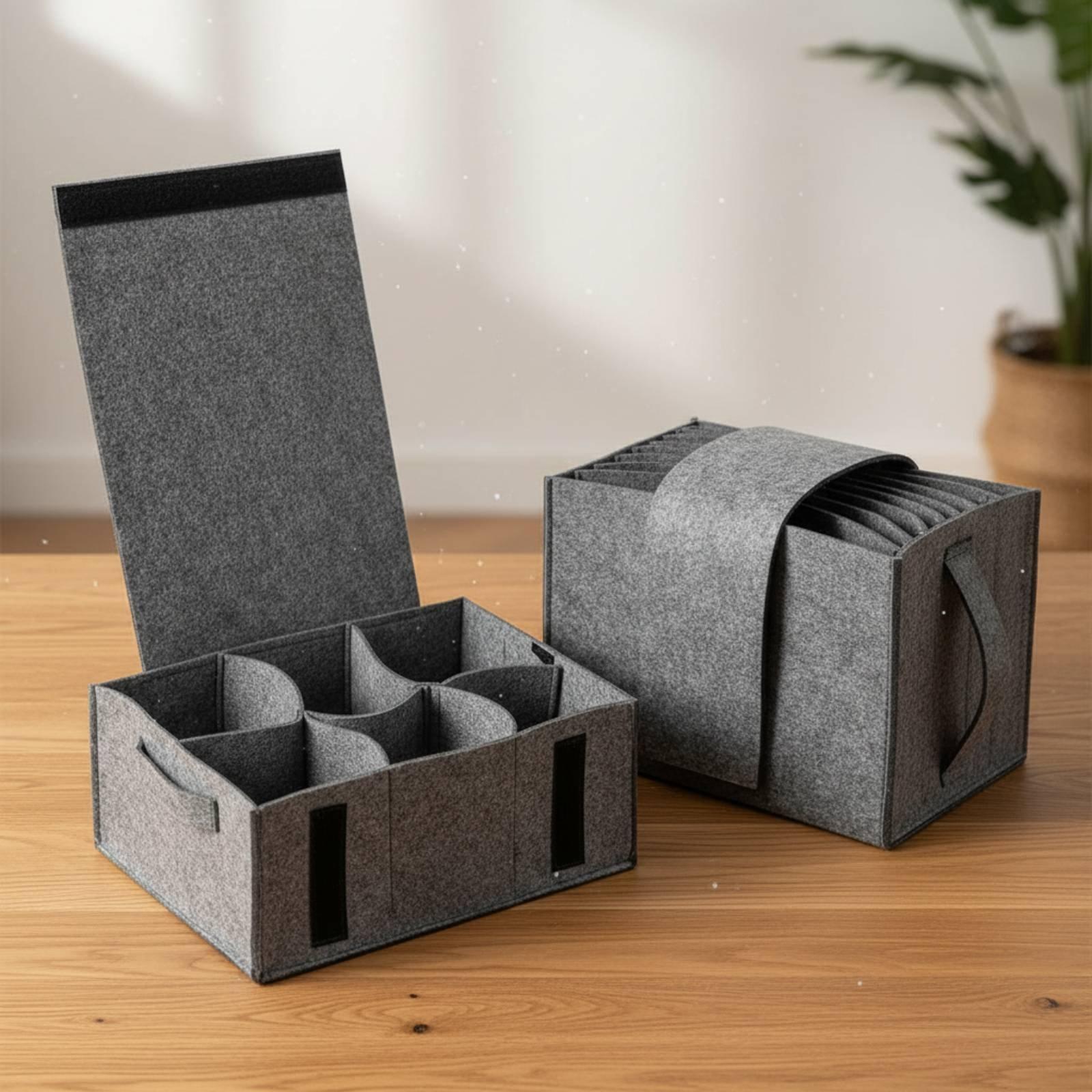 Coffee Equipment And Tools - Household Felt Storage Pouch Portable Tableware