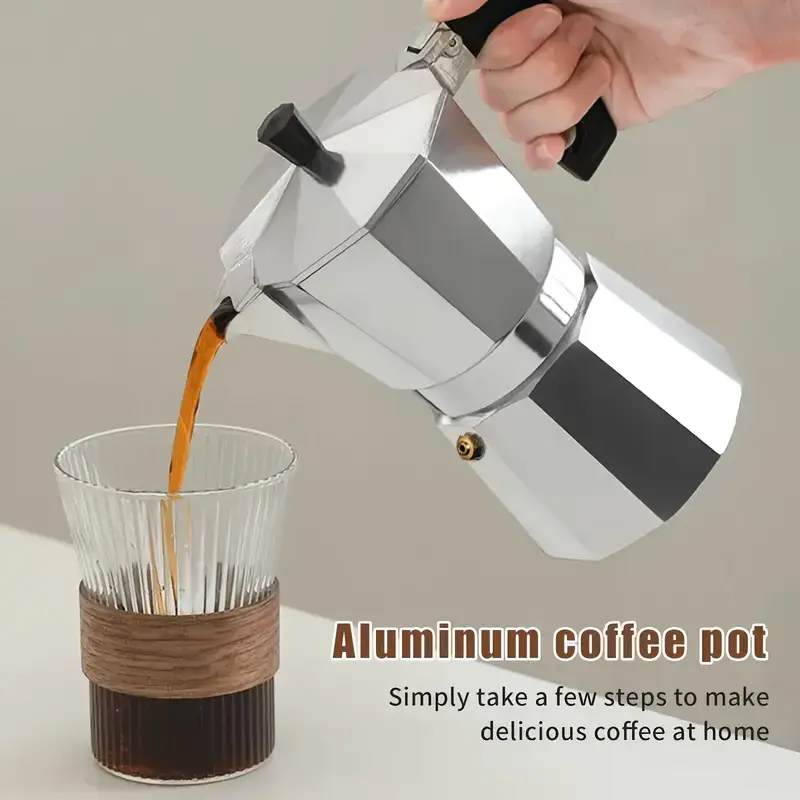 Classic Aluminum Moka Pot 50-3 - Quality Coffee Equipment review and price